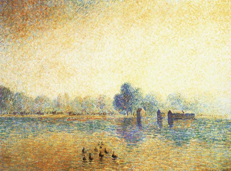 Camille Pissarro Hyde Park Sweden oil painting art